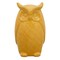 Kingston Living 9.75" Fire Yellow Owl Figurine Tabletop Figurine